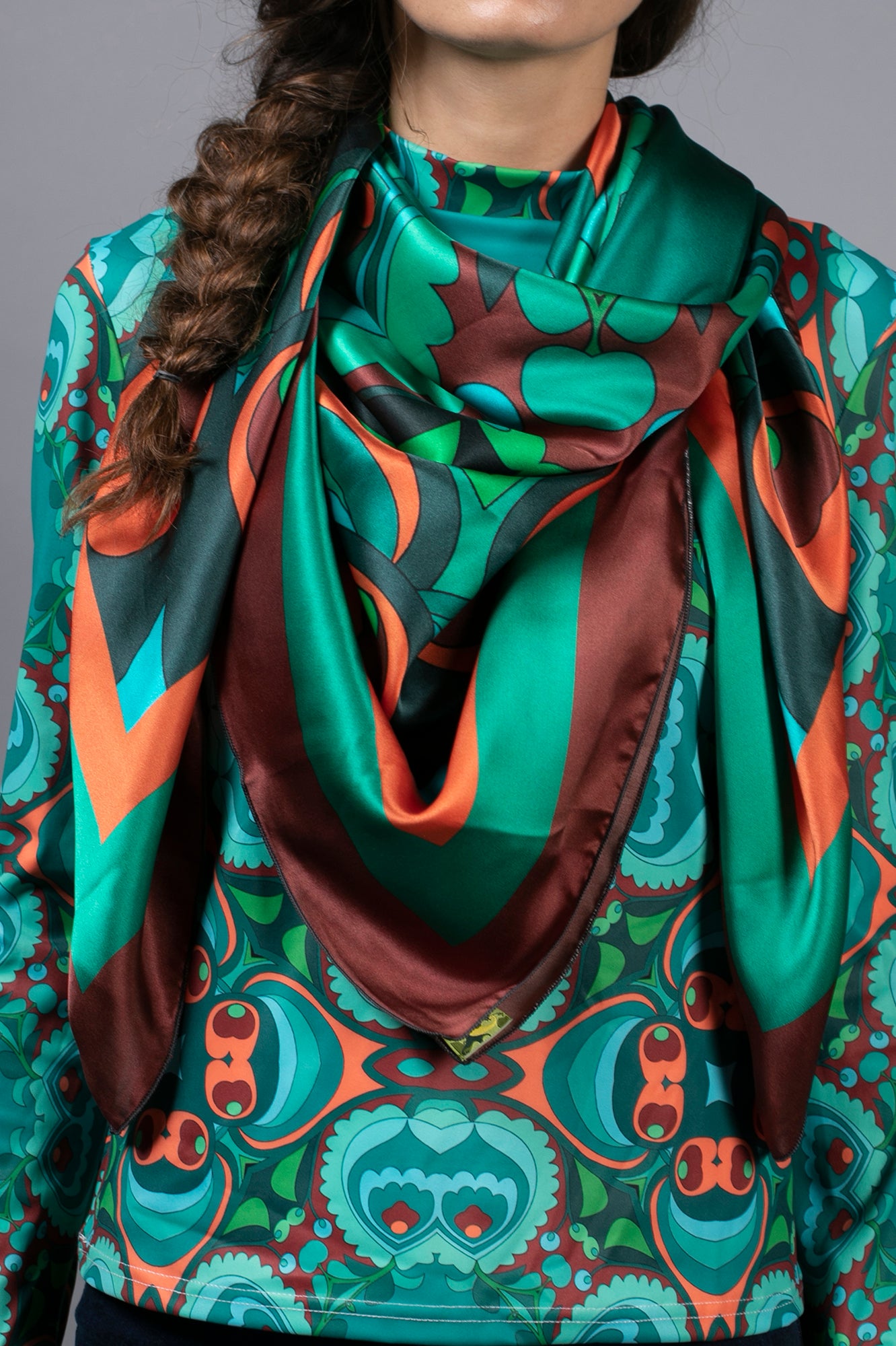 Silk scarf 50