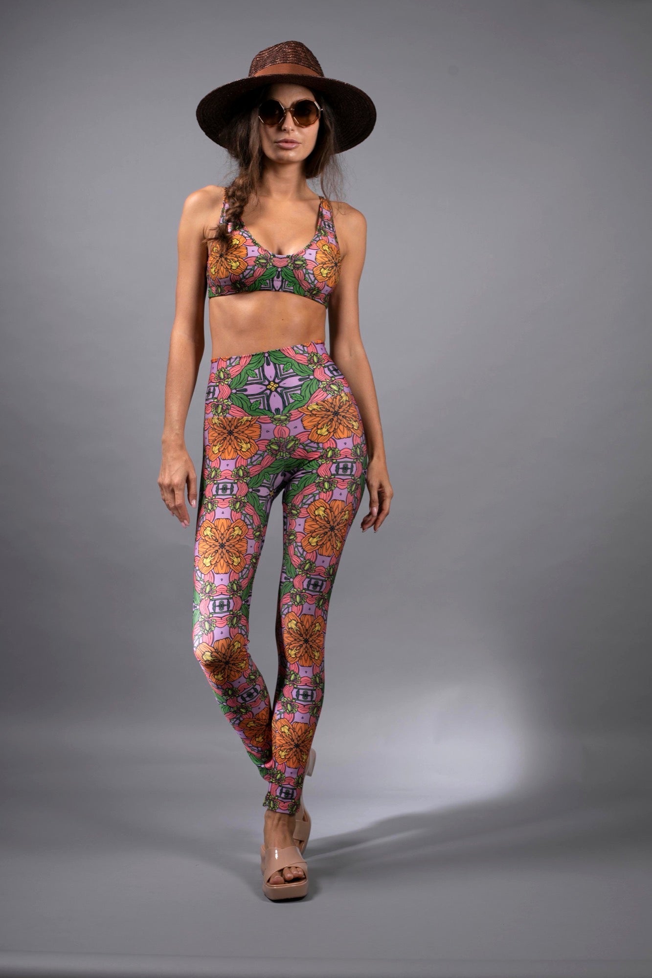 Exotic Floral Bralette Top