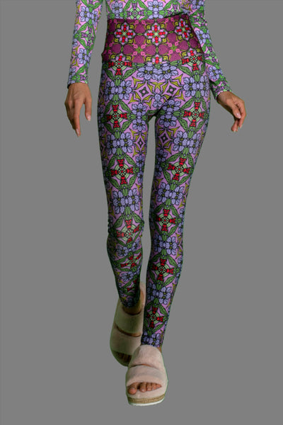 Violet Verbena Color Legging with High Waist – LEGGINGSPHERE